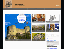 Tablet Screenshot of museum-alt-falkenstein.ch